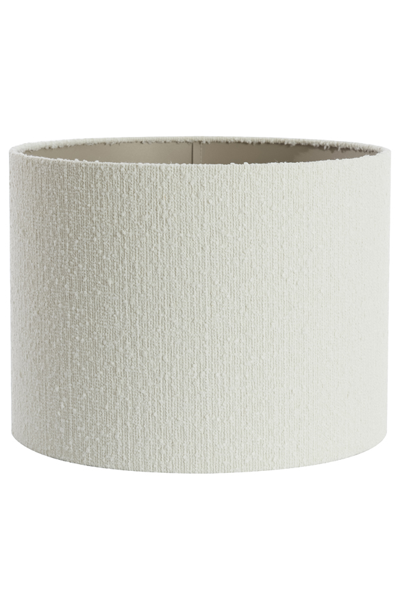 Lampenkap rond BOLERO wit