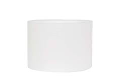 Lampenkap rond POLYCOTTON wit