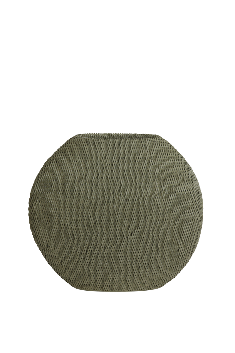Vaas deco MASHABA groen grijs