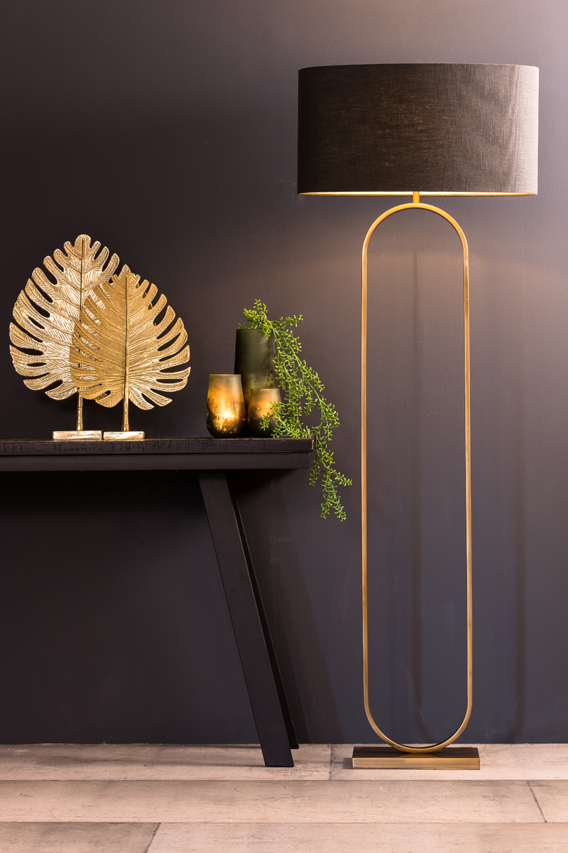 Vloerlamp JAMIRI antiek brons