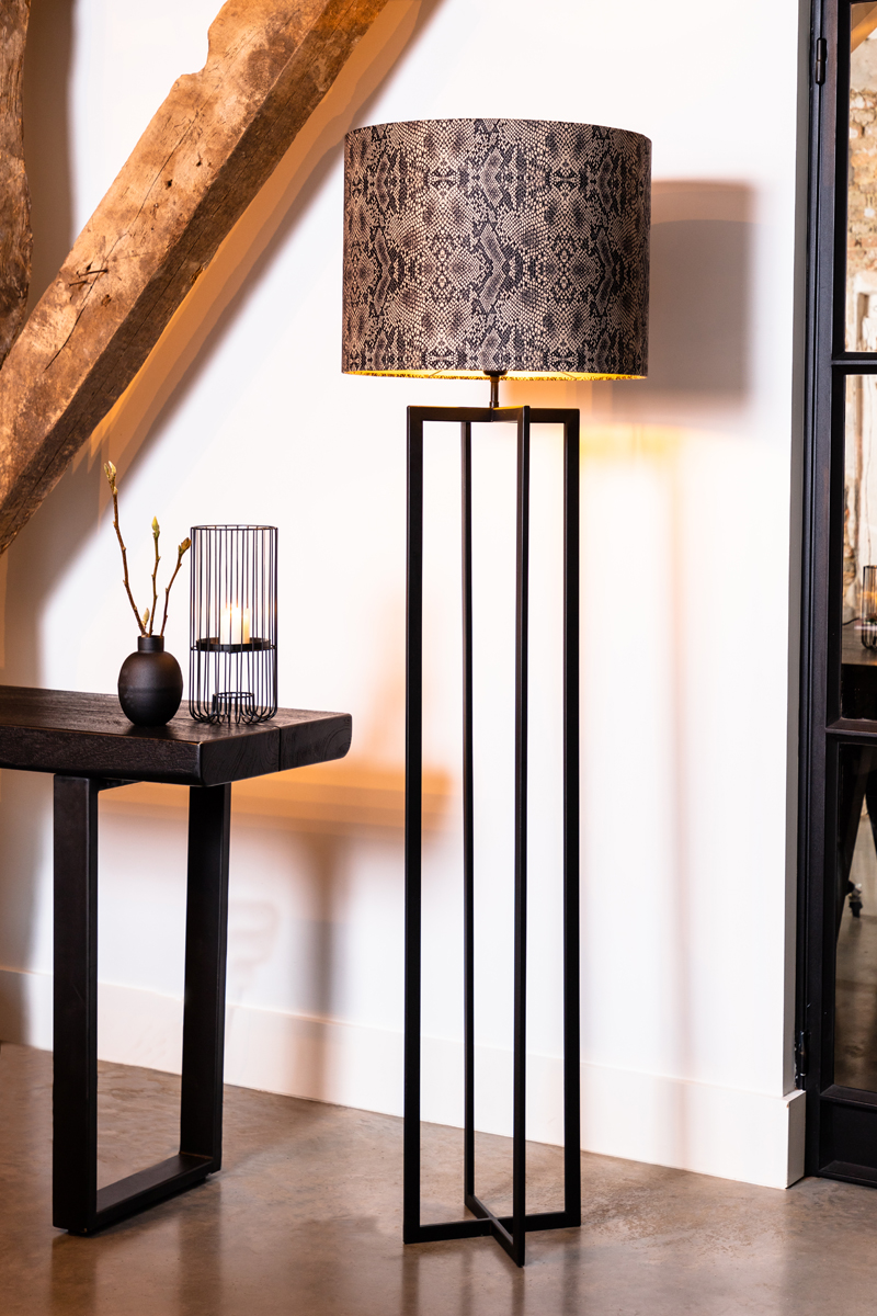 Vloerlamp MACE mat zwart