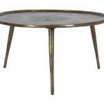 Bijzettafel BABINA antiek brons