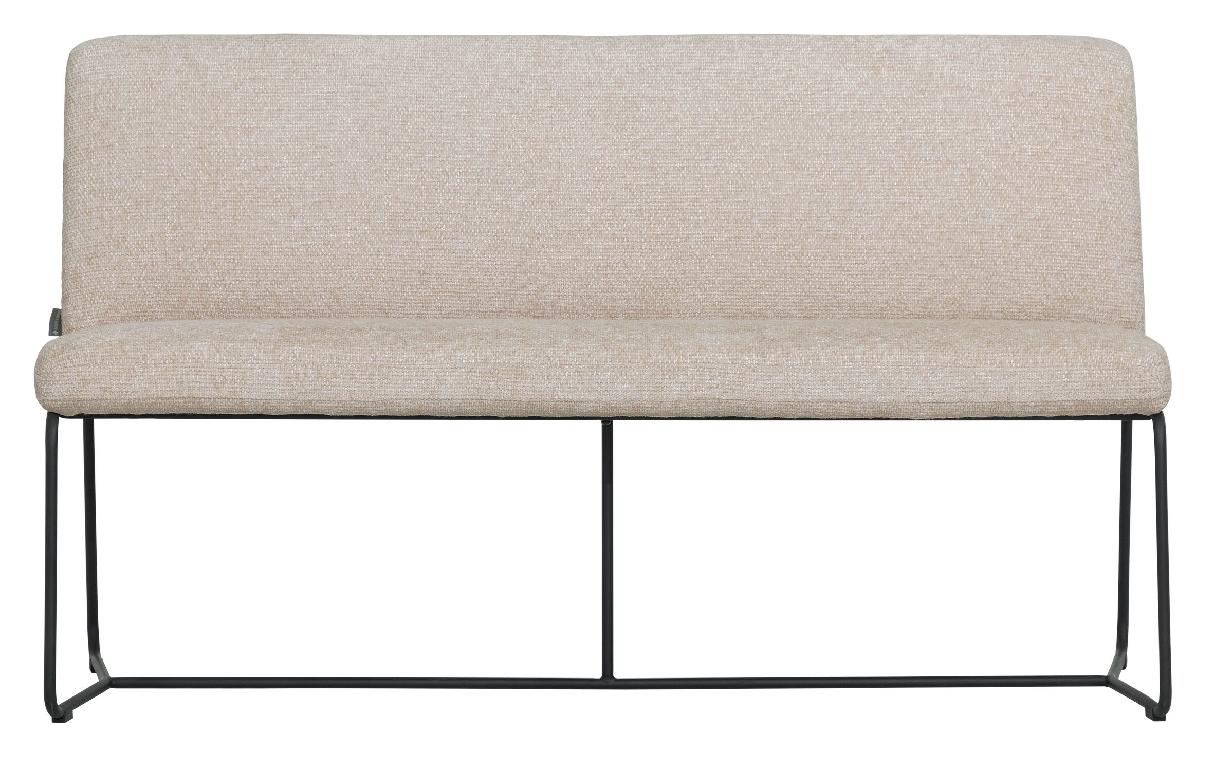 Eetkamerbank Zola Glossy Sand 150 cm