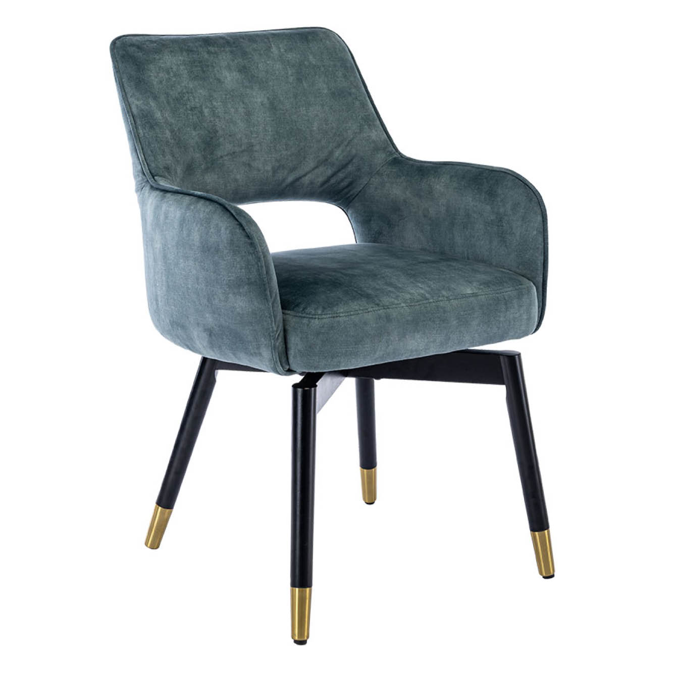 Armstoel Lenno Draaibaar Draaibaar Adore Grey Blue