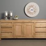 Dressoir Corona Teakhout 6 Laden En 2 Deuren 180 cm