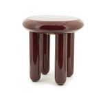 Bijzettafel Balloon Rond Burgundy 43x43 cm