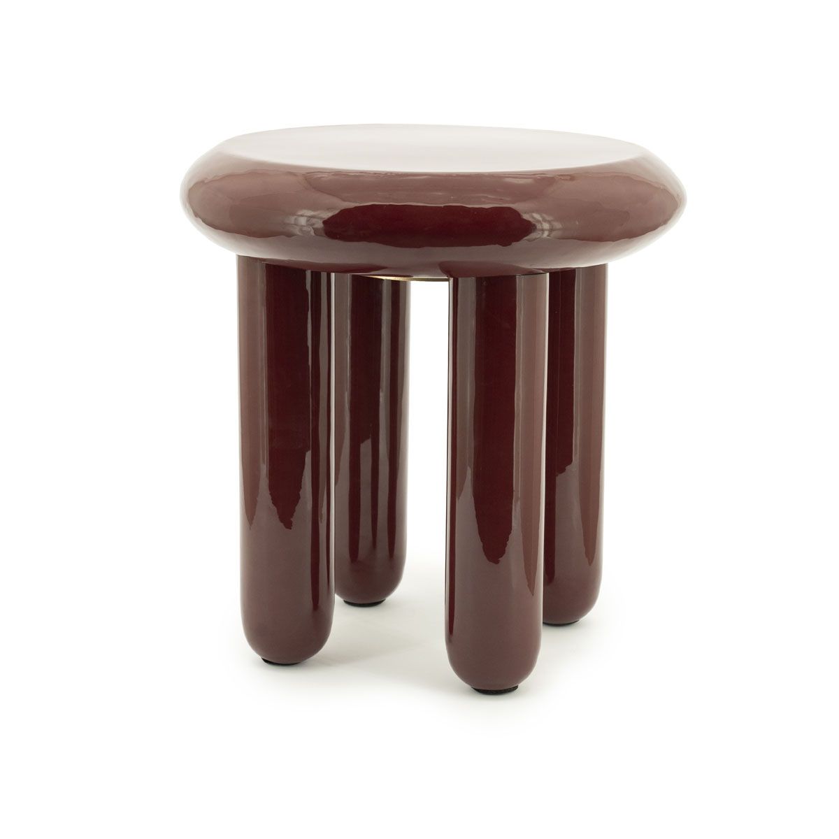 Bijzettafel Balloon Rond Burgundy 43x43 cm