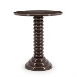 Bijzettafel Basco Rond Bruin