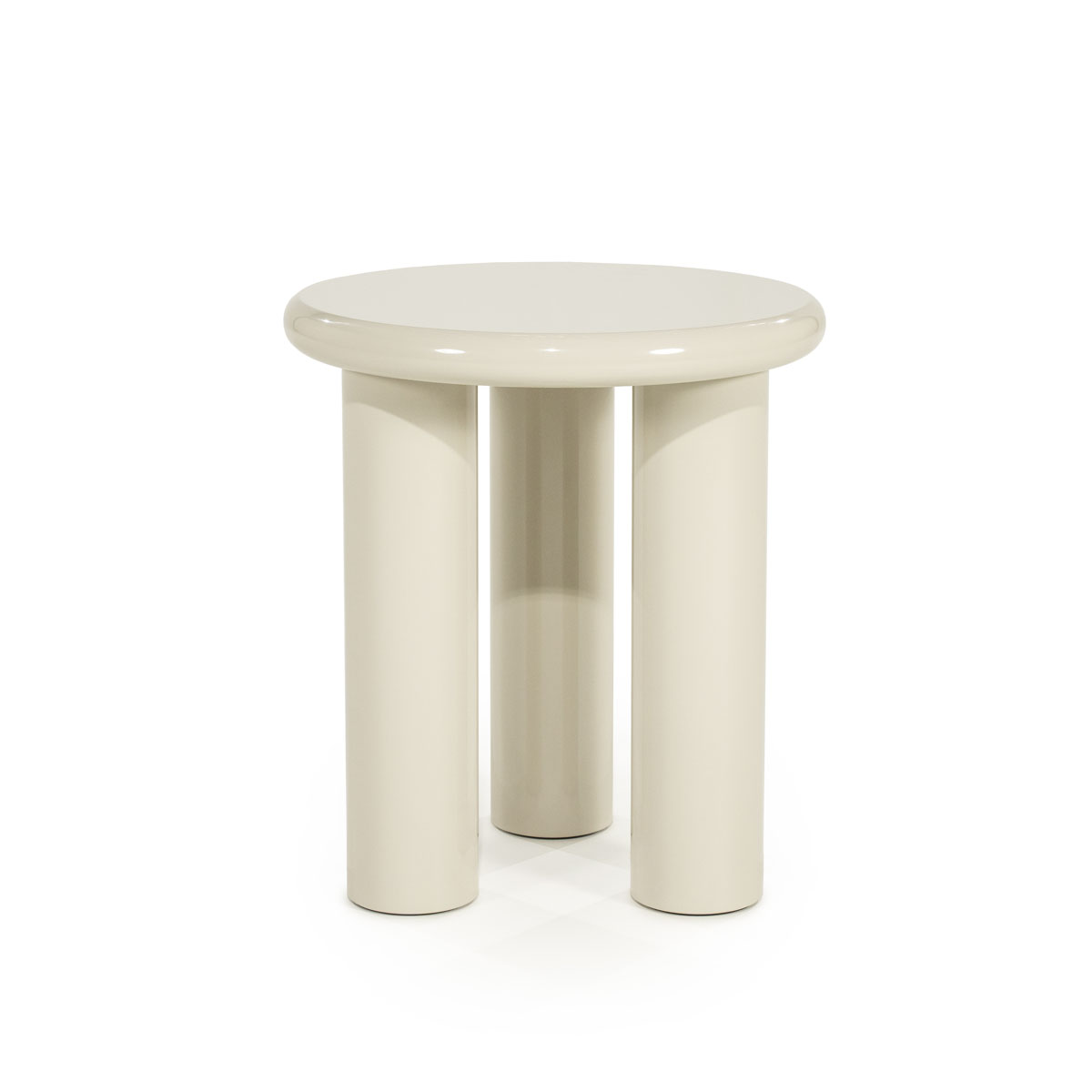 Bijzettafel Bloop beige 45×45 cm