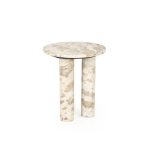 Bijzettafel Marmo Marmer Beige 40x40 cm