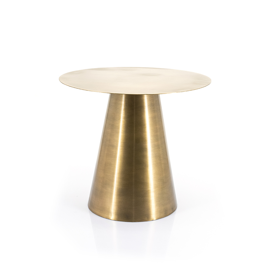 Salontafel Ron Mangohout Zwart 80×80 cm