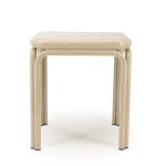 Bijzettafel Zilo Metaal Beige 43x43 cm