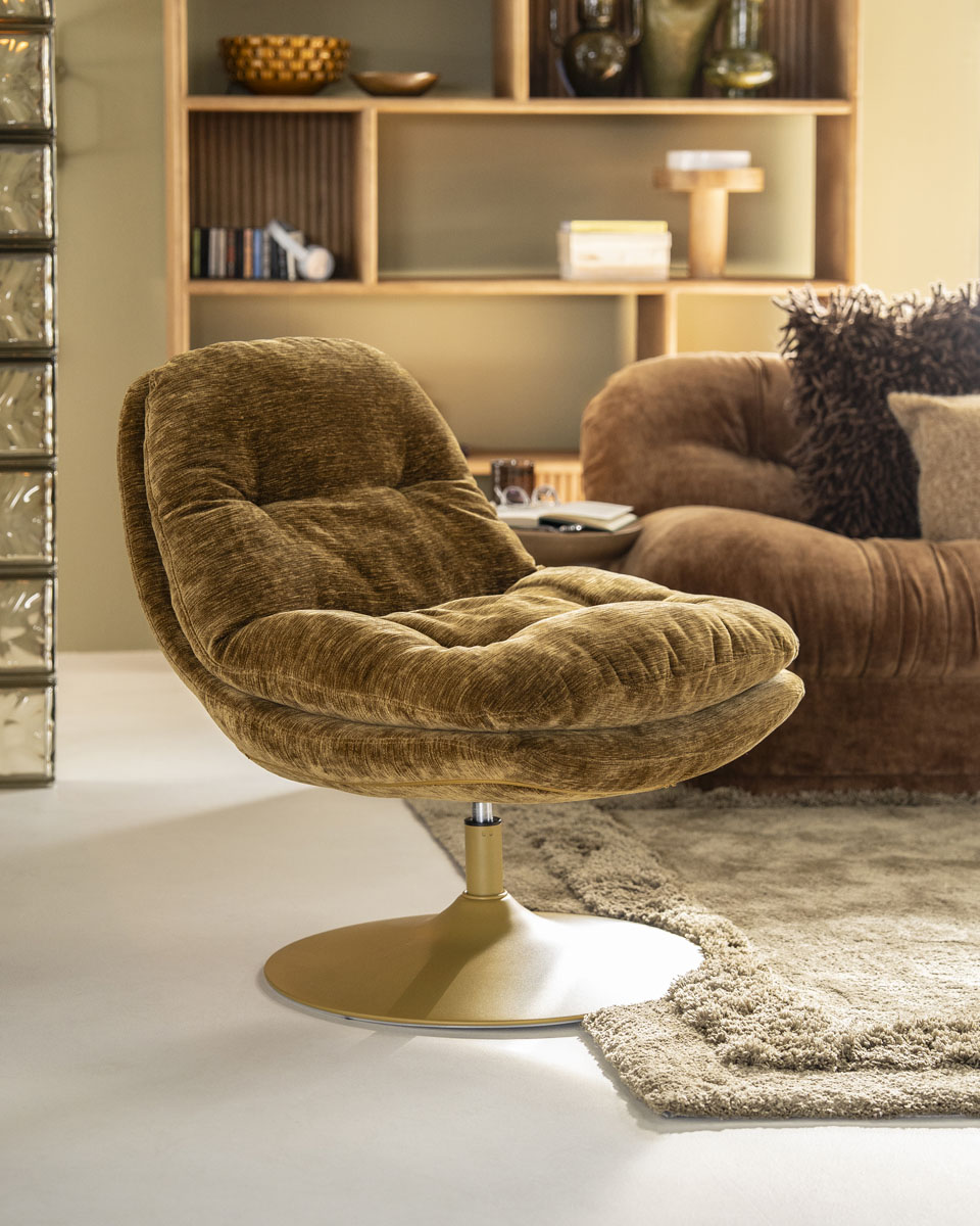 Draaifauteuil Tromba Mosterd