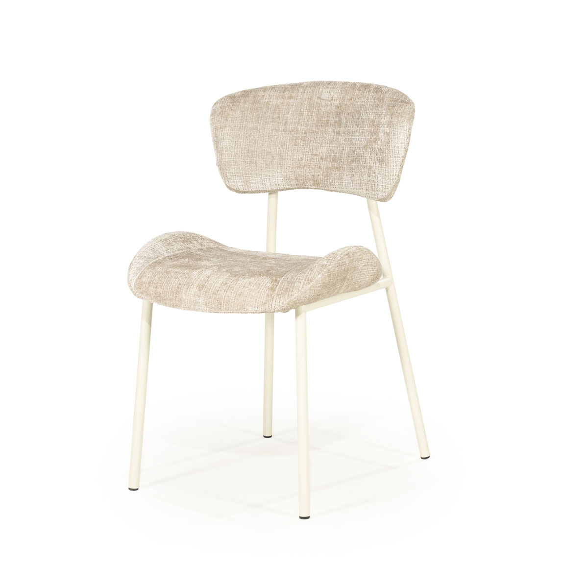 Eetkamerstoel Dare Chenille Taupe
