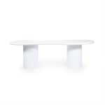 Eetkamertafel Seki Organisch Wit