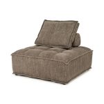 Fauteuil Hive Geweven Stof Bruin