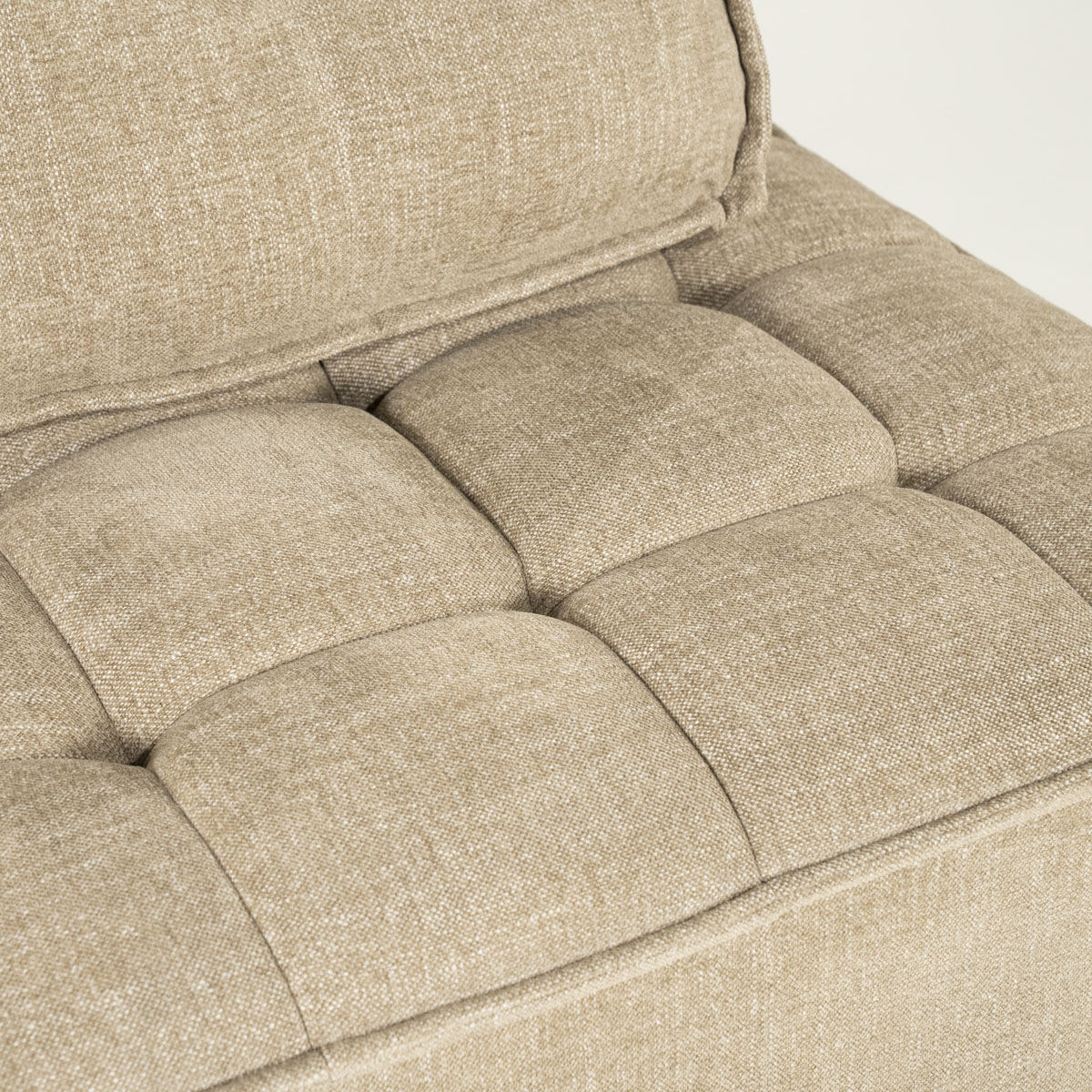 Fauteuil Hive Geweven Stof Taupe