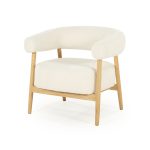 Fauteuil Mysa Eikenhout Beige