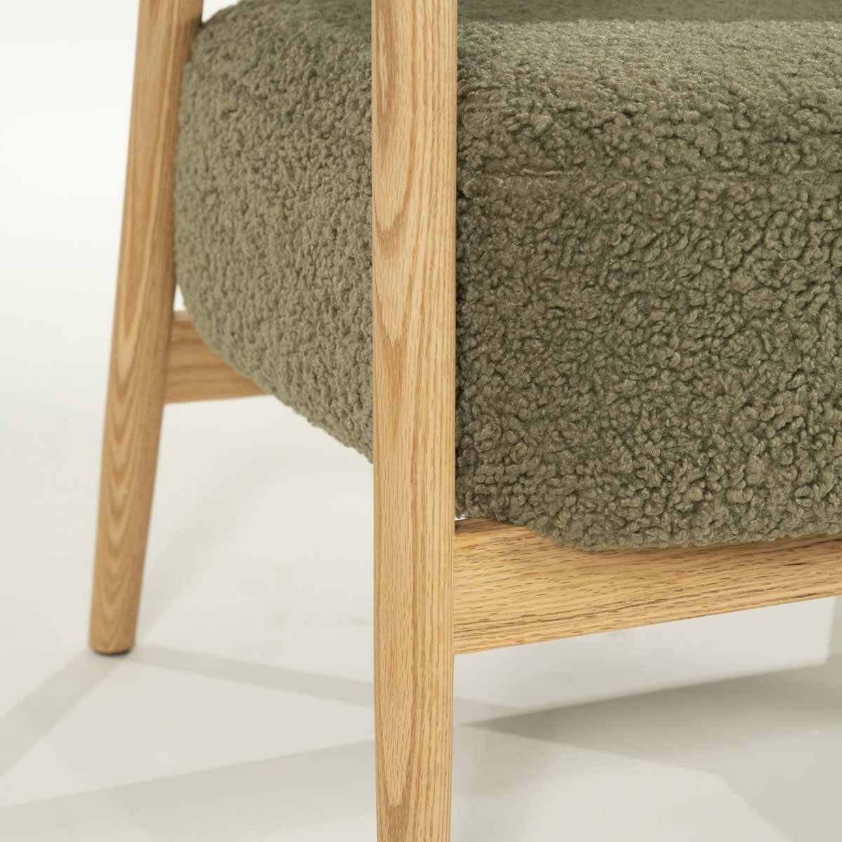Fauteuil Mysa Eikenhout Groen