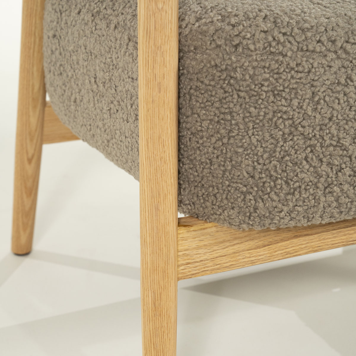 Fauteuil Mysa Eikenhout Taupe