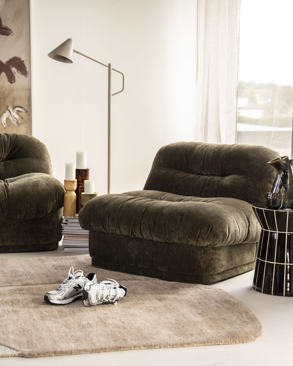 Fauteuil Nook Chenille Groen