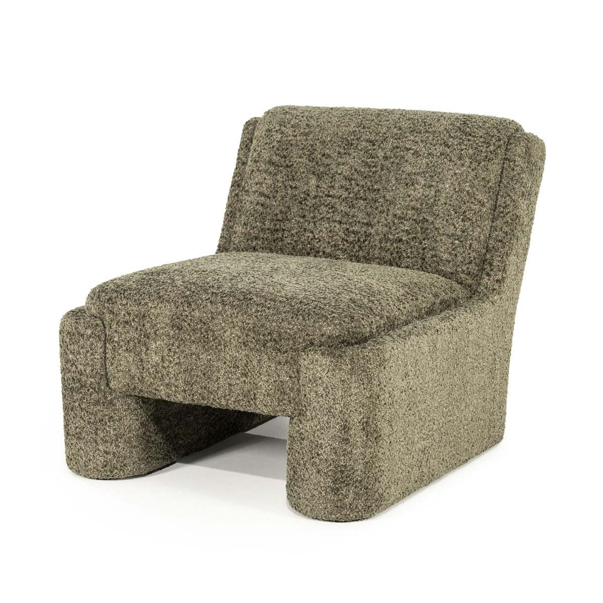 Fauteuil Omla Fluffy Groen