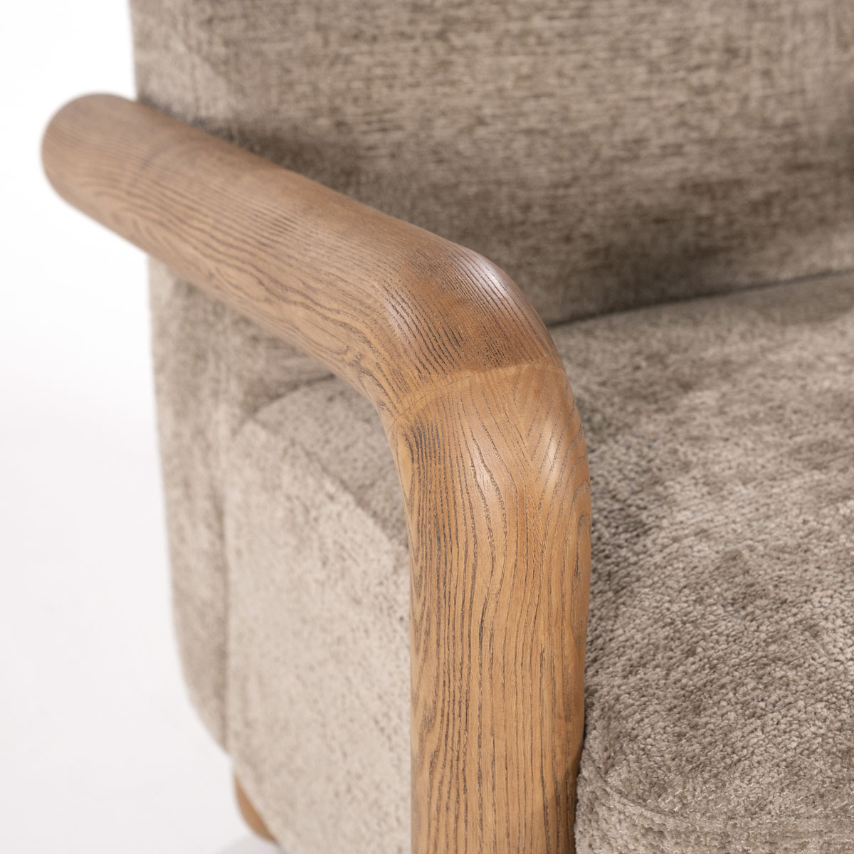 Fauteuil Retrova Hout Taupe