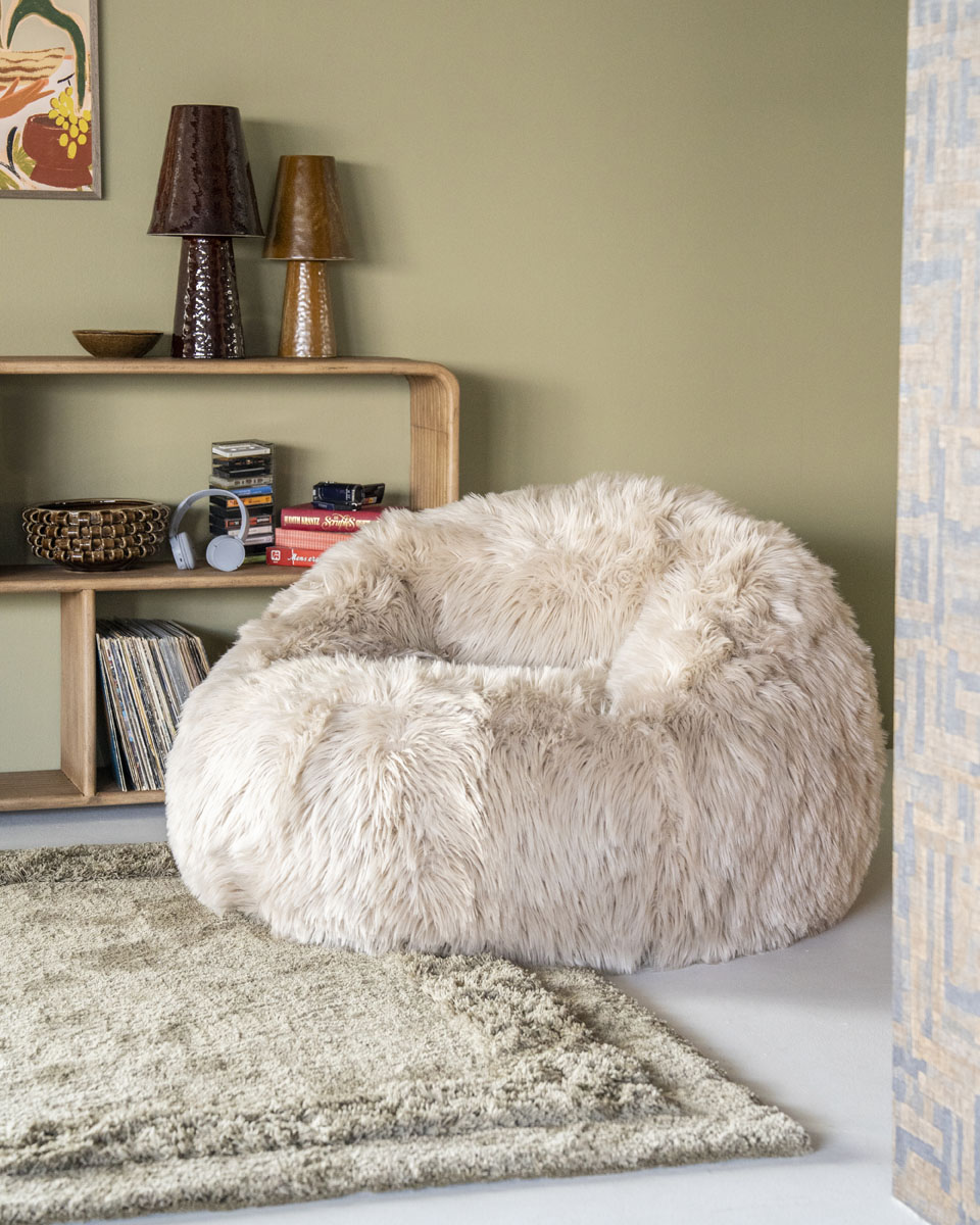 Fauteuil Snuzzle Fluffy Taupe