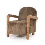 Fautueil Retrova Hout Bruin