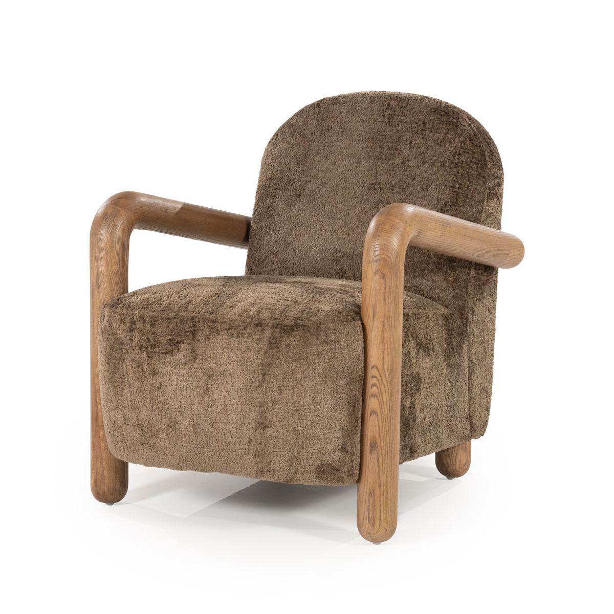 Fautueil Retrova Hout Bruin
