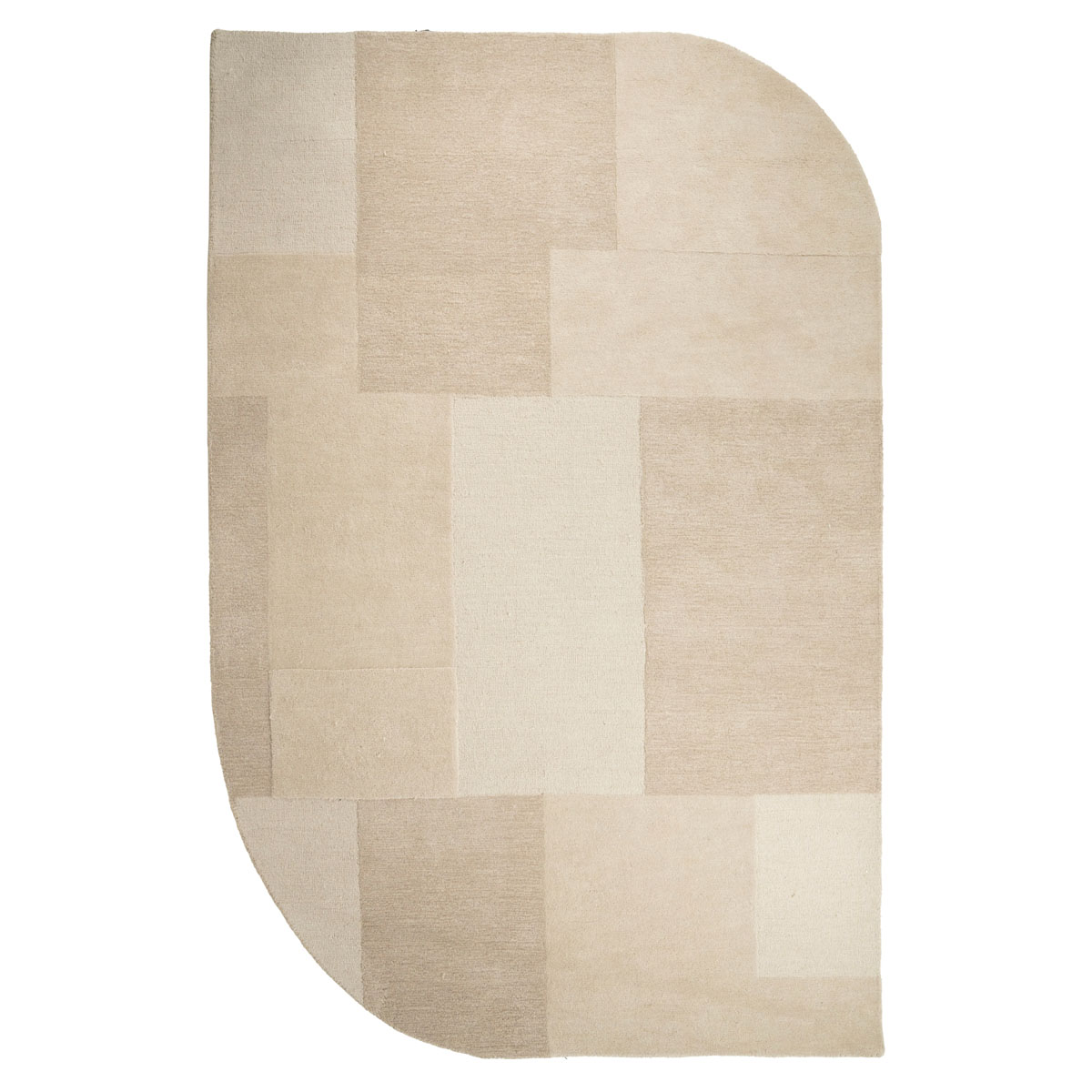 Karpet Contour Wol Beige 290×190 cm