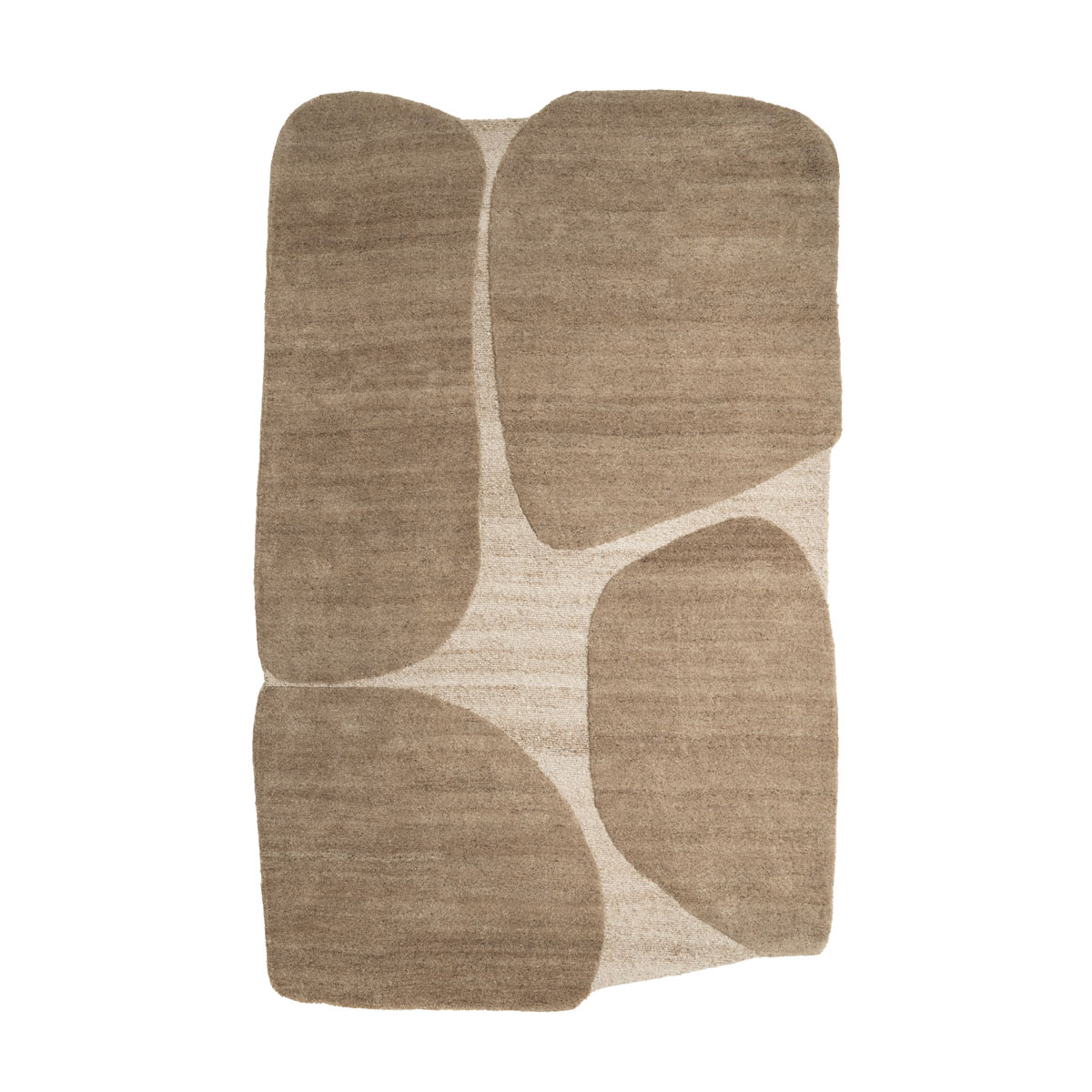 Organisch Vloerkleed Iwa Bruin 190×290 cm