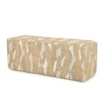 Rechthoekige Poef Rytm Taupe 121 cm