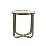 Ronde Bijzettafel Groovy Bruin 43x43 cm