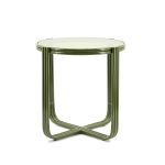 Ronde Bijzettafel Groovy Groen 43x43 cm