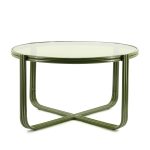 Ronde Salontafel Groovy Groen 63x63 cm
