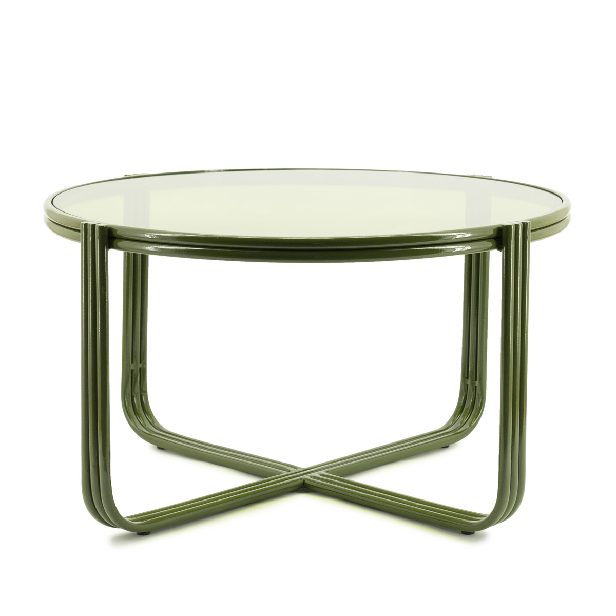 Ronde Salontafel Groovy Groen 63×63 cm