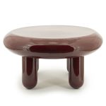 Salontafel Balloon Burgundy 70x70 cm