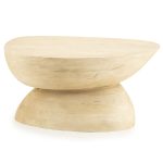 Salontafel Cobble Hout Naturel 75x59 cm