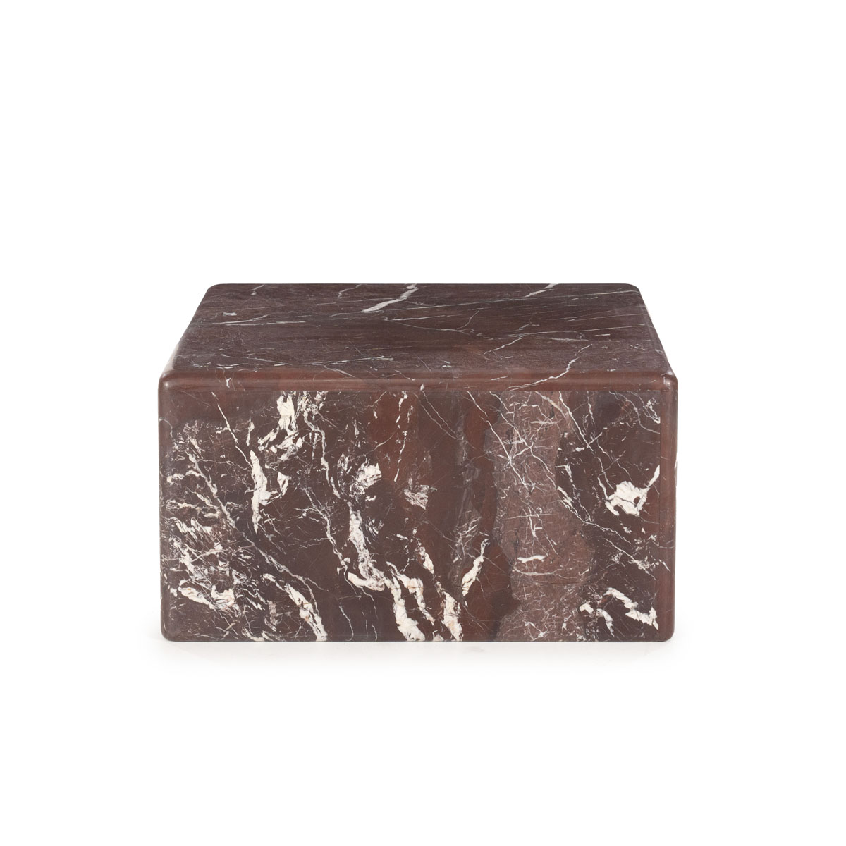 Salontafel Dice Marmer Rood 60x60 cm