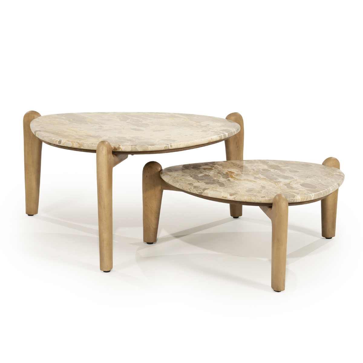 Salontafel Marnish Marmer Bruin 70×70 cm