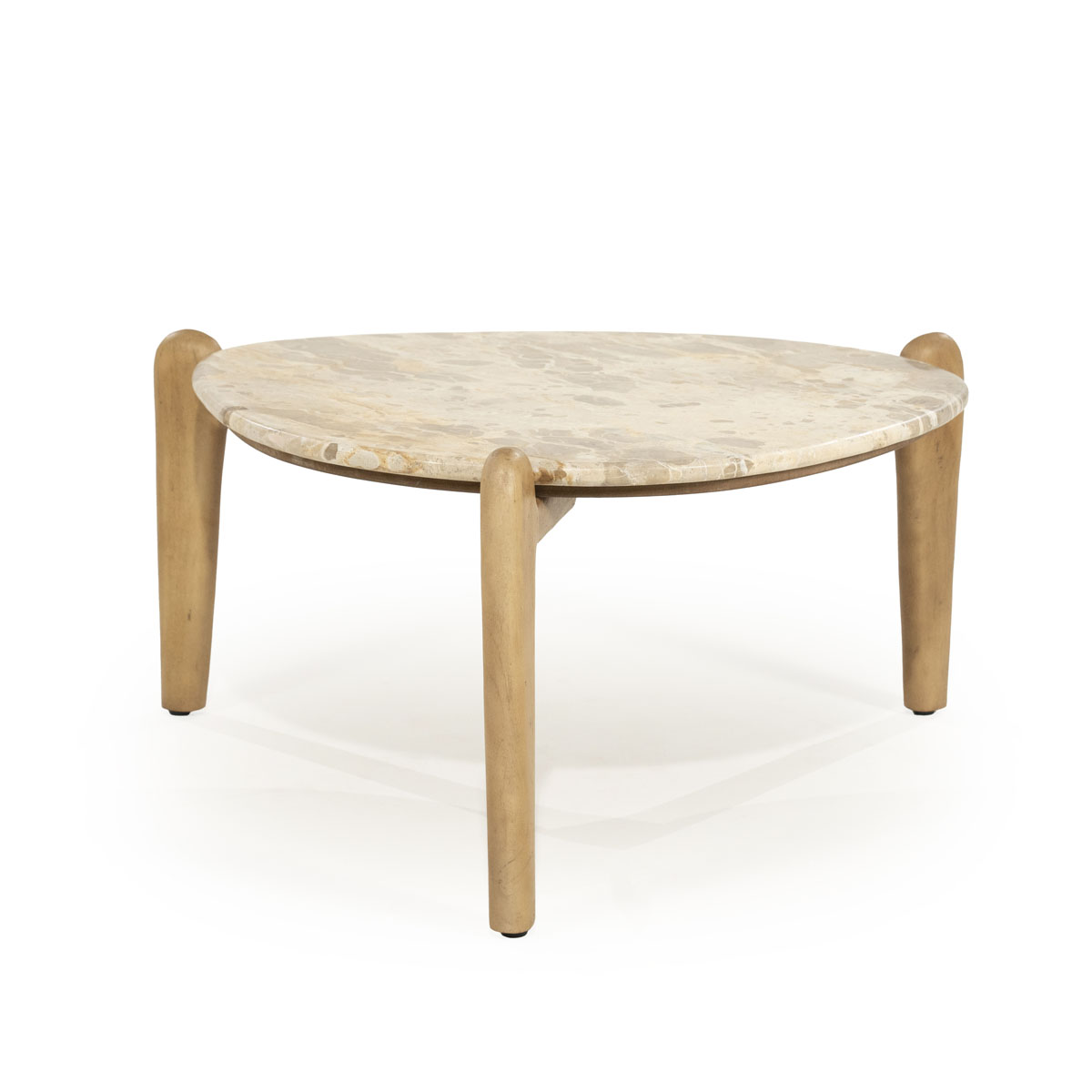 Salontafel Marnish Marmer Bruin 85×85 cm