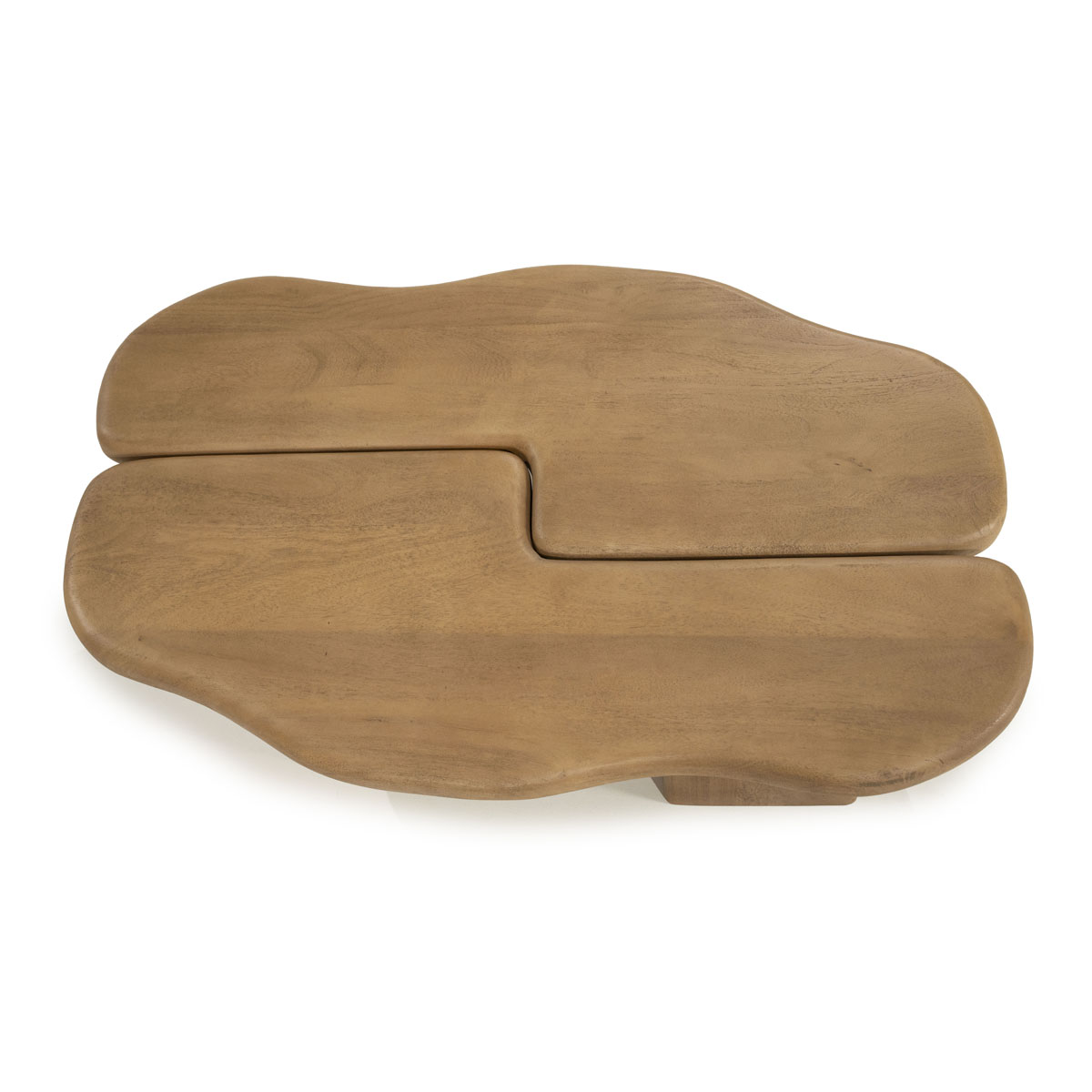 Salontafel Yuo Mangohout Set van 2 Naturel