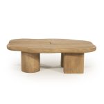 Salontafel Yuo Mangohout Set van 2 Naturel