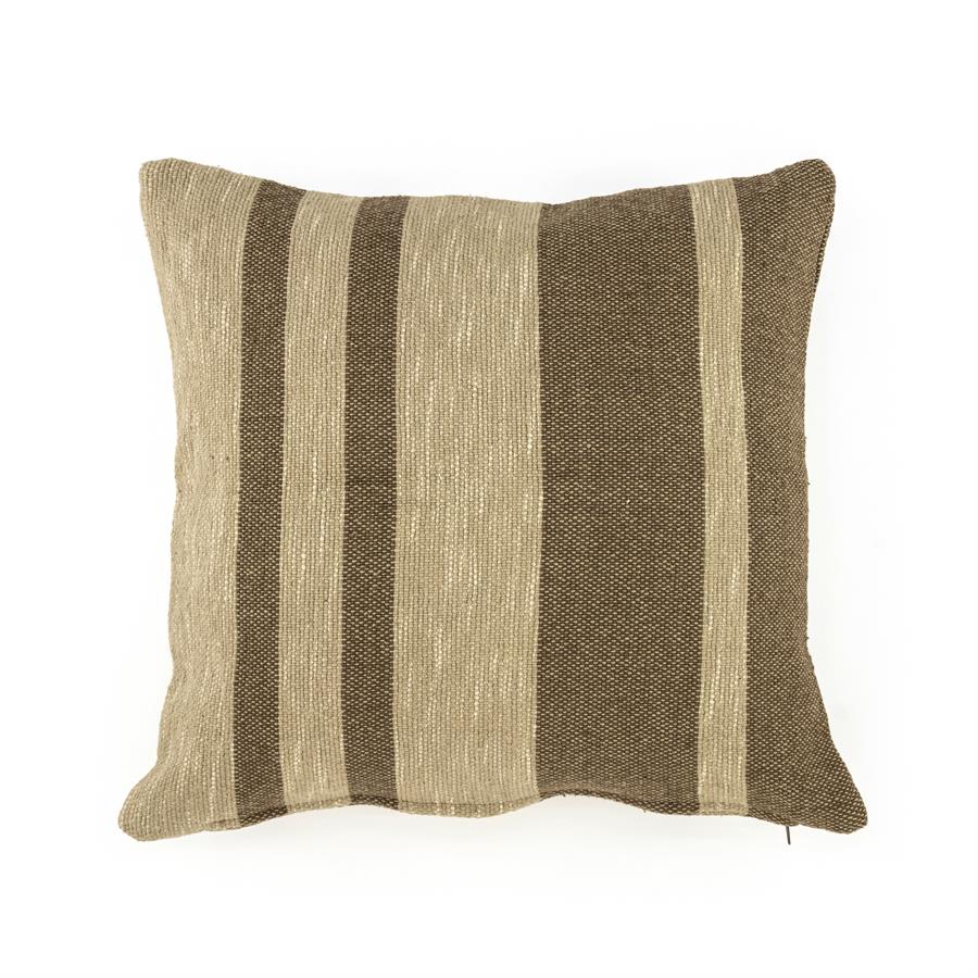 Sierkussen Linje Bruin 45×45 cm