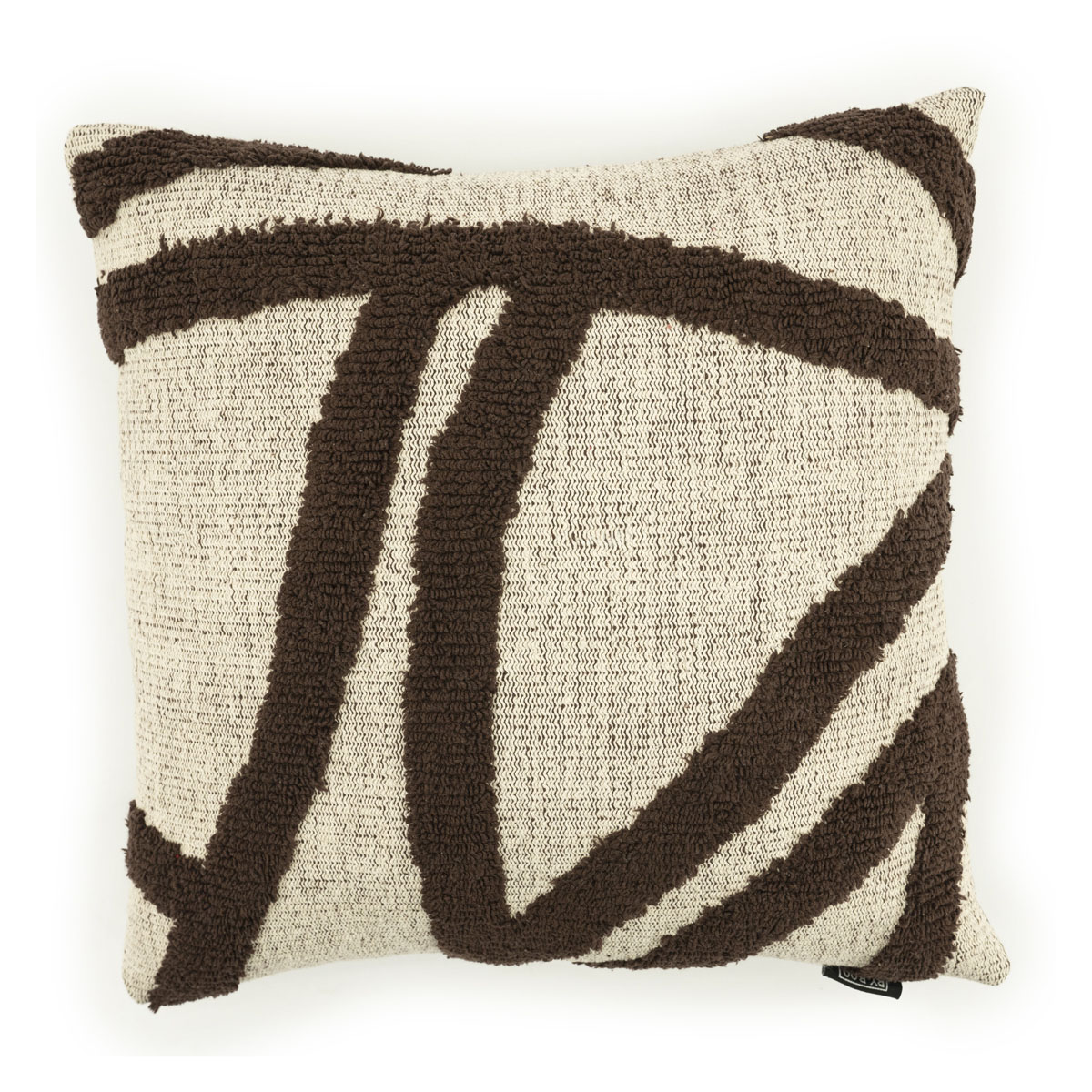 Sierkussen Majani Donkerbruin 45×45 cm