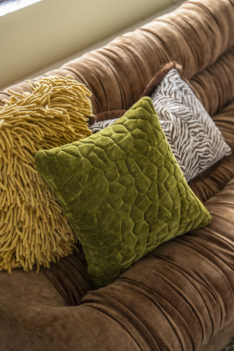 Sierkussen Moppy Mosterd 50×50 cm