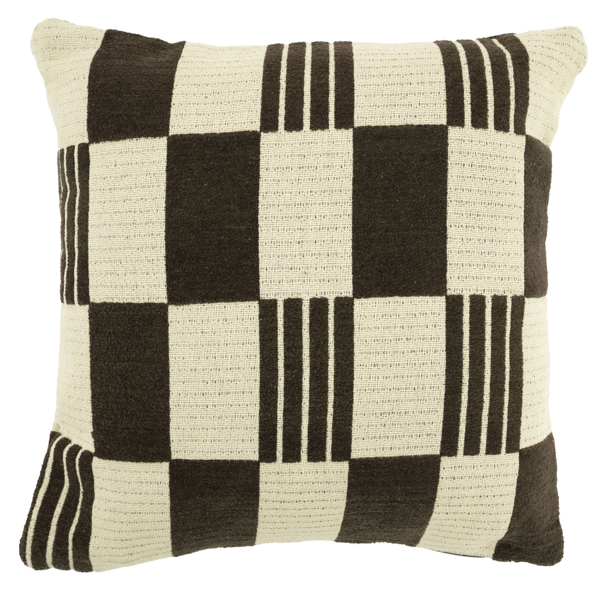 Sierkussen Twist Bruin 45×45 cm