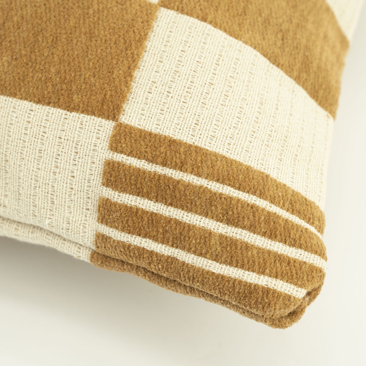Sierkussen Twist Mosterd 45×45 cm