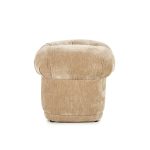 Vierkante Poef Nook Chenille Beige
